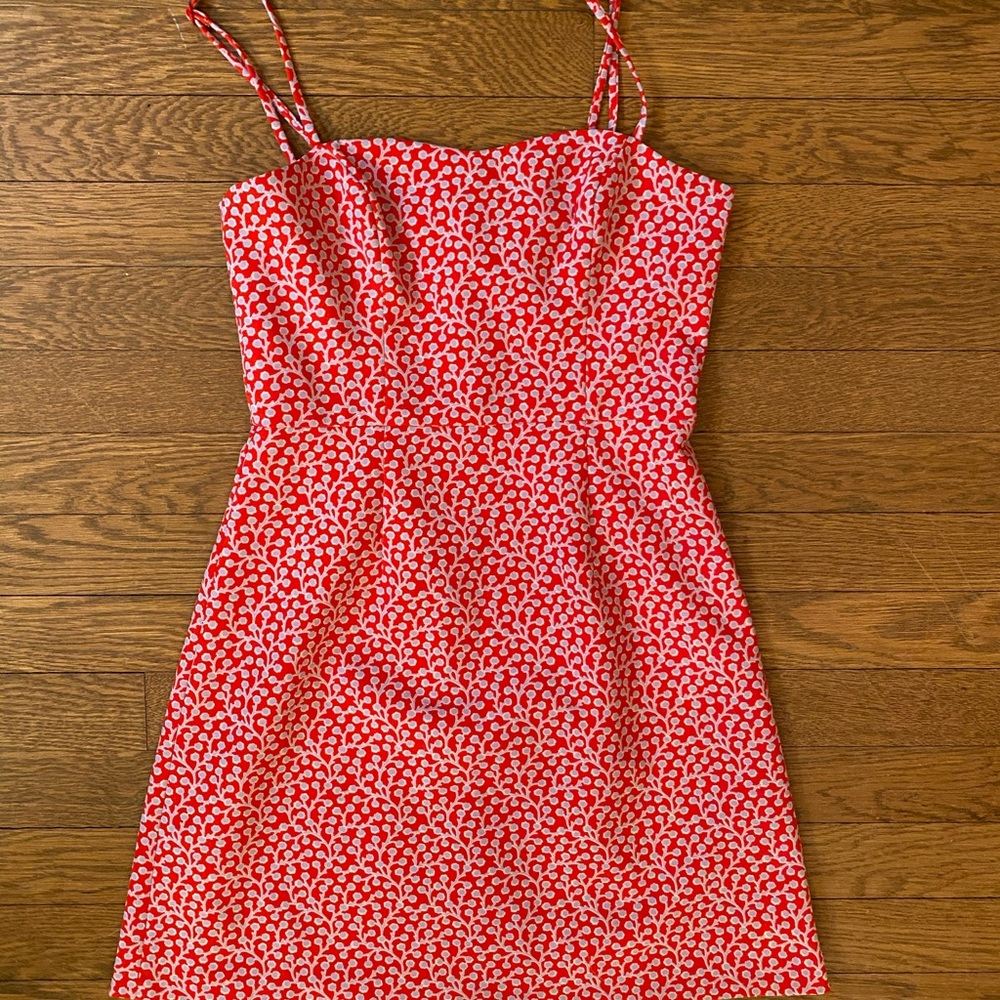 Magenta mini dress